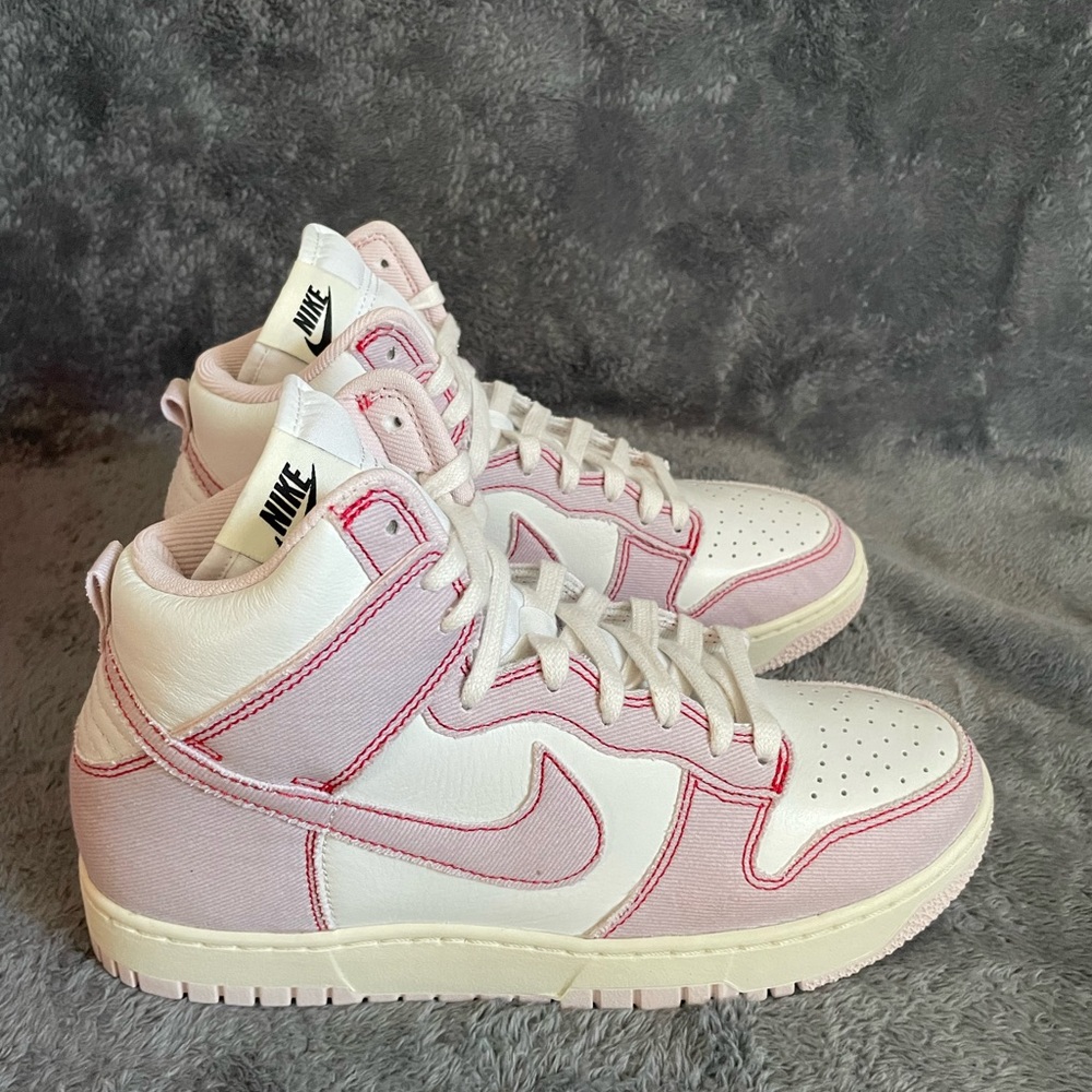 Nike Dunk High Summit White/Barely Rose NWT NIB DQ8799-100 men's 8, Womens 9.5